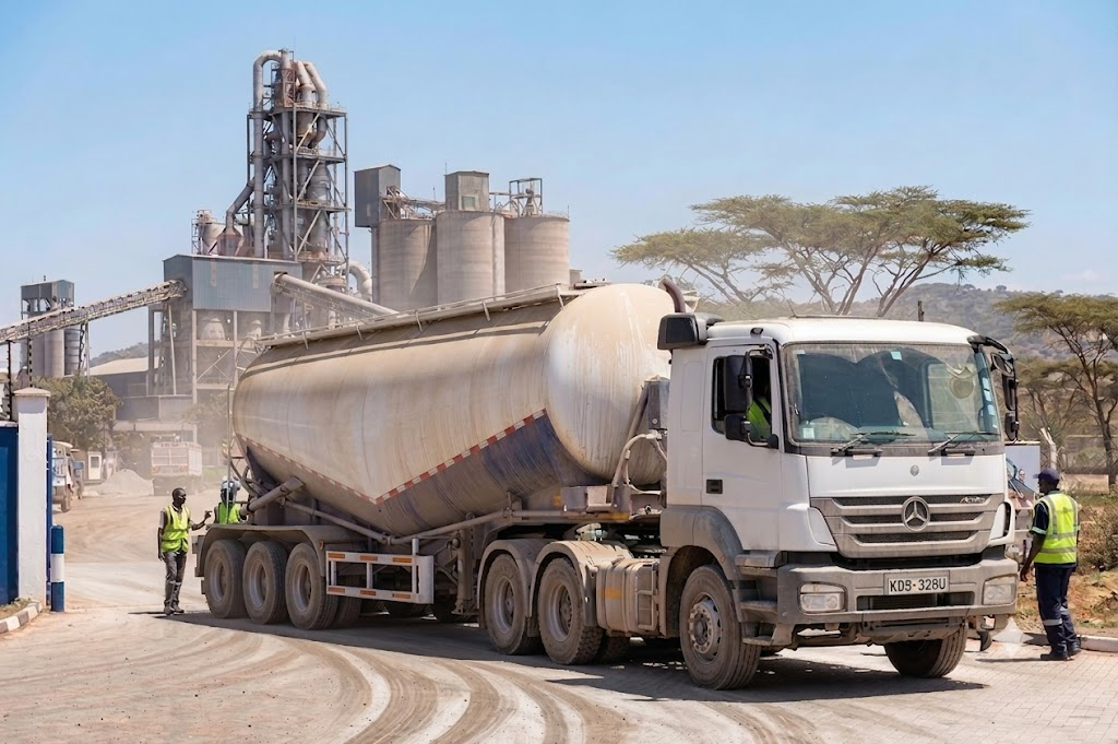 Safeworld bulk cement tanker delivery